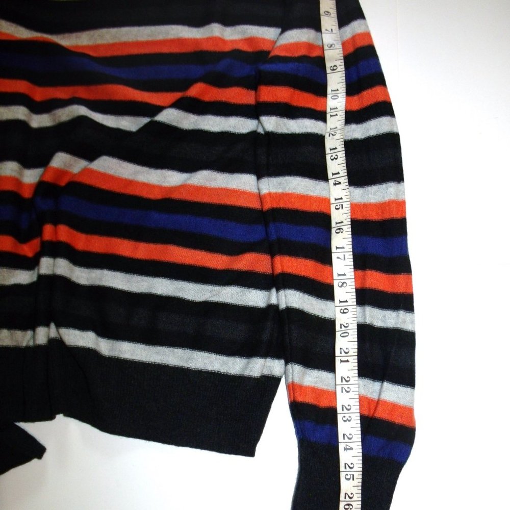 Saks Fifth Avenue Wool Cashmere Striped Sweater - Picture 4 of 4